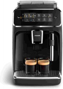 automatic esspresso machine with two cups